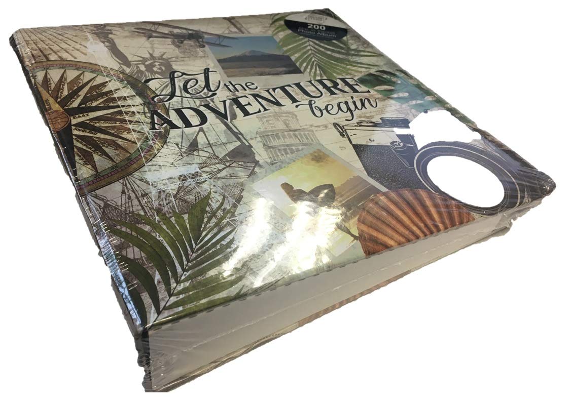 Let The Adventure Begin 6x4 Photo Album Memo Slip in Holds 200 Photos