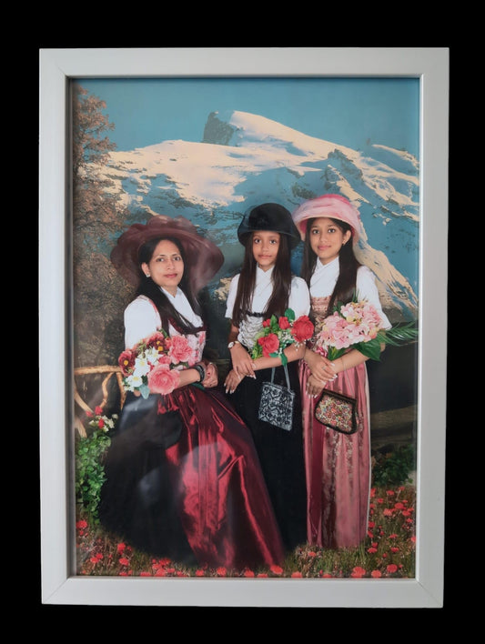 A4 Certificate White ribbed design Picture Photo Frame Glass Front Frame 21 x 29.7CM Wall Mountable or Tabletop Portrait Landscape Frame Picture Display Home Office Classic Wall Decor