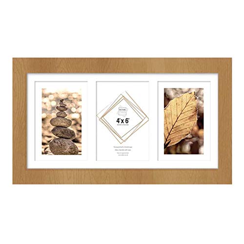 Tallon Photo Frames - Brown 3 Apperture - 4''x 6''