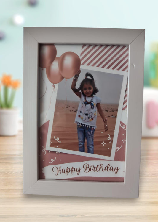 White Ribbed Design- 4”x 6” Wood Photo Frames with Glass, Wall Mountable and Freestanding Picture Frames (10cm X 15cm)