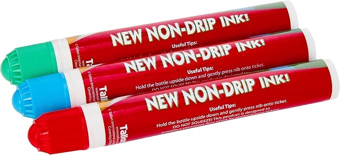 AaH1 Bingo Game Dabber (Pack of 3), New Non-Drip Ink, Red, Blue, Green, Bingo Dabber Marker for Bingo Tickets,Flyers Lotto Fun Family Game