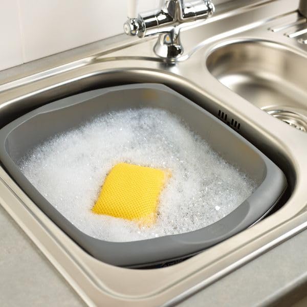 (Pack of 3) Premum Quality Microfibre Cleaning Sponges, Multi-Colour, Non-Scratch Surface