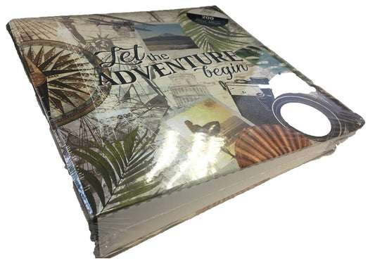 Let The Adventure Begin 6x4 Photo Album Memo Slip in Holds 200 Photos