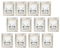 AaH1 Shabby Chic A4 Photo frame – Distressed White Wood Effect Frame with Styrene Glass – Wall or Tabletop Display – Certificate Frame Home Collection