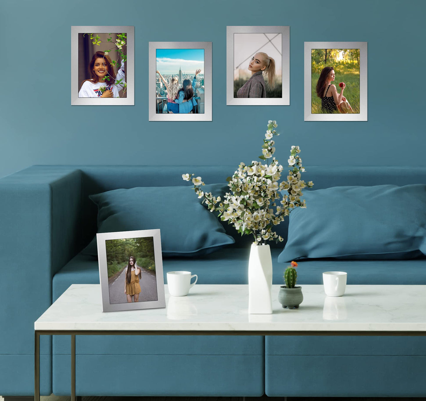 Photo Frames - Silver 6''x 8''