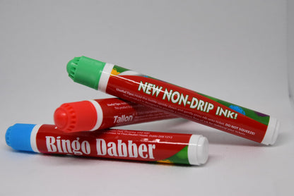 Pack of 24 - Bingo Dabber Non Drip Dot Markers Stationary Bingo Marker Pens Dauber Playing Bingo Tickets Flyers Lotto Game