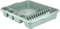 AaH1 Casa Large Dish Drainer, Sage Green, Plastic Dish Holder, Kitchen Accessory