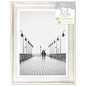 Design Group White Solitaire Shabby Chic Distressed Wood Styrene Photo Frames 6x8