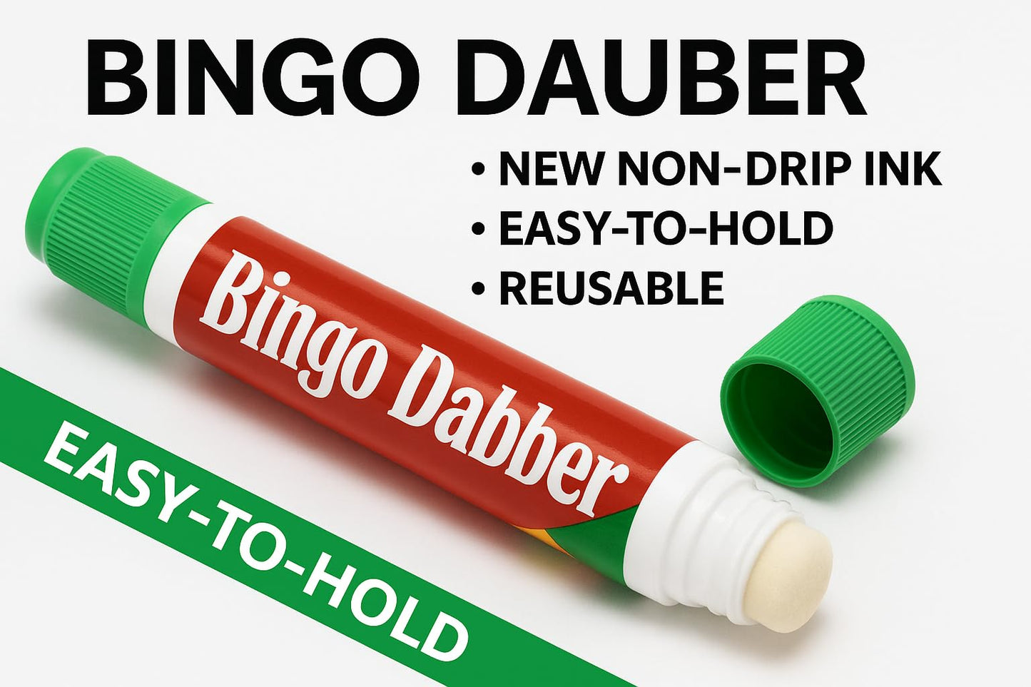 Pack of 24 - Bingo Dabber Non Drip Dot Markers Stationary Bingo Marker Pens Dauber Playing Bingo Tickets Flyers Lotto Game
