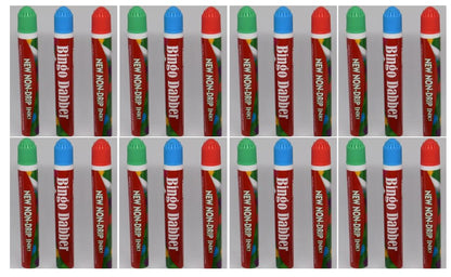 Pack of 24 - Bingo Dabber Non Drip Dot Markers Stationary Bingo Marker Pens Dauber Playing Bingo Tickets Flyers Lotto Game