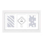 Photo Frames - White 3 Apperture - 4''x 6''