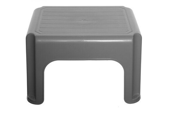 40cm Plastic Stool – Lightweight & Sturdy Multipurpose Stool for Bathroom, Kitchen, Bedroom – Easy-Clean Design – Cream – Pack of 1