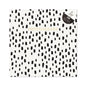 Polka Dot Photo Album, Holds 200 Photos, 6x4 inches, White with Black Spots,Memo Slip-in