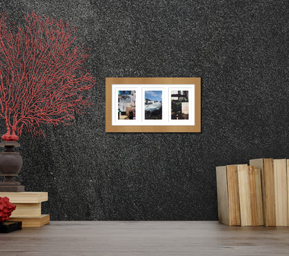 Tallon Photo Frames - Brown 3 Apperture - 4''x 6''