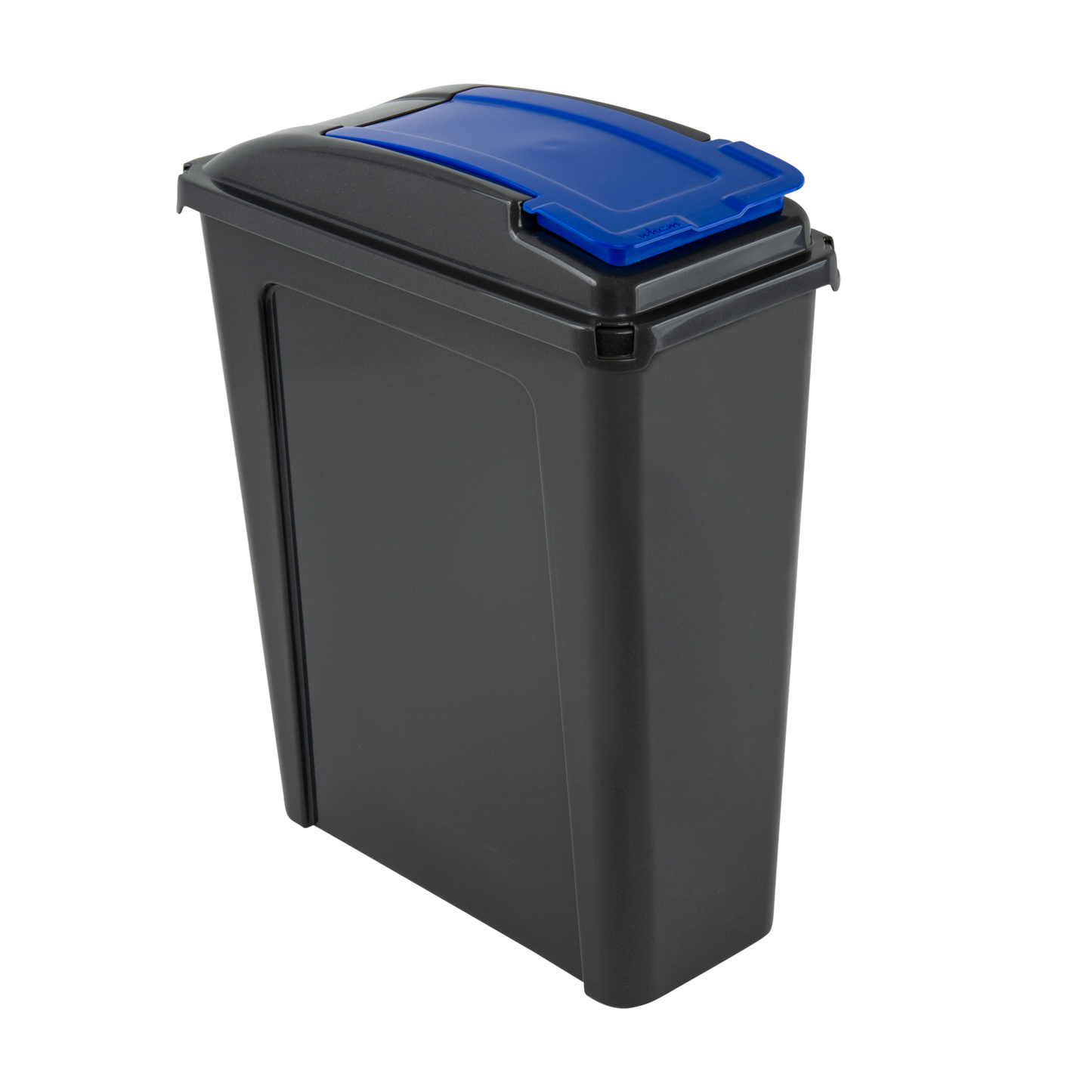 Slim line 25L Recycling Bin & Lid – Space-Saving Kitchen Trash Can – Durable Plastic Rubbish Bin for Waste & Recycling – Compact Dustbin for Home, Office, or Utility Room (4 Colours)
