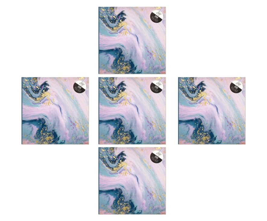 Marble Swirl 6x4 Memo Slip Photo Album Holds 200 Photos for Family Wedding, Graduation Baby shower, Photos, Holiday Memories Picture Book