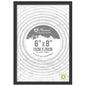 Black Nouveau Simple Design Styrene Photo Frame 6x8"