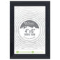 4 x 6 Inches (10 x 15 cm) Black Picture Frames with Glass, Wall Mountable, Freestanding, For Home Decor, Office, Bedroom, Table Top, Living Room, Bedside table