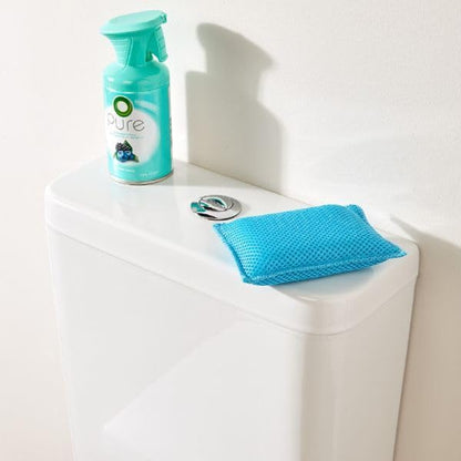 (Pack of 3) Premum Quality Microfibre Cleaning Sponges, Multi-Colour, Non-Scratch Surface
